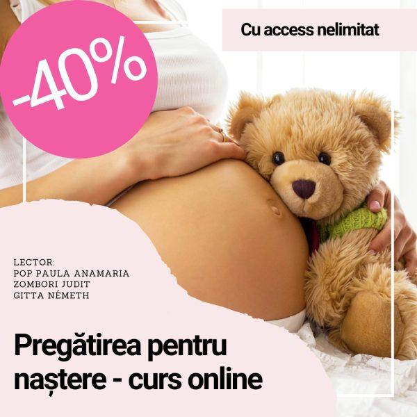 pregătirea pentru naștere curs online - nelimitat