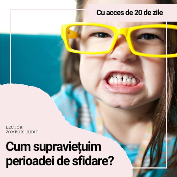 Cum supraviețuim perioadei de sfidare? – Prezentare online - acces pentru 20 de zile