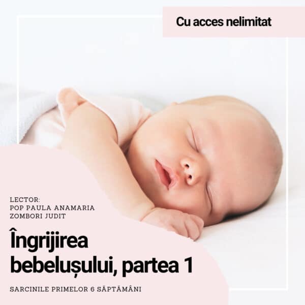 Curs online de îngrijire a bebelușilor