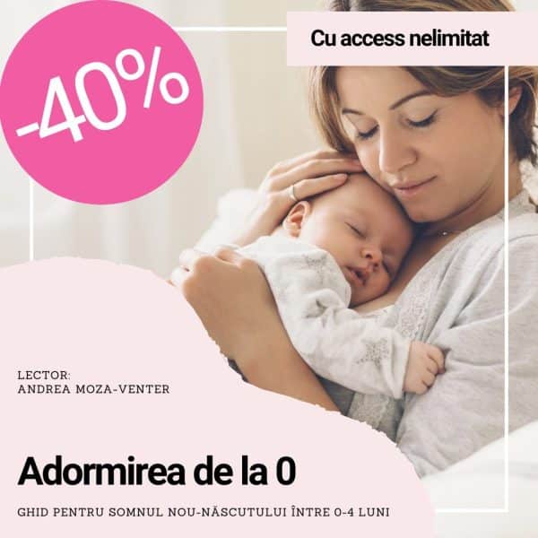 Adormirea de la 0 – Curs online pentru somnul nou-născutului (0–4 luni)