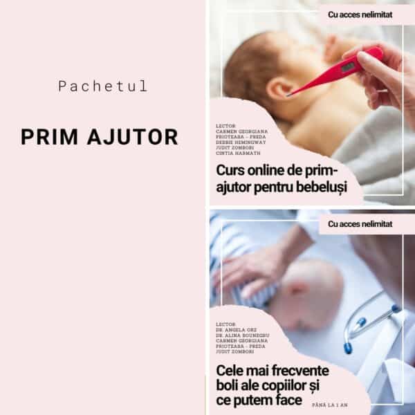 Pachetul Prim Ajutor - Prim Ajutor pentru Bebeluși și Boli ale Bebelușului